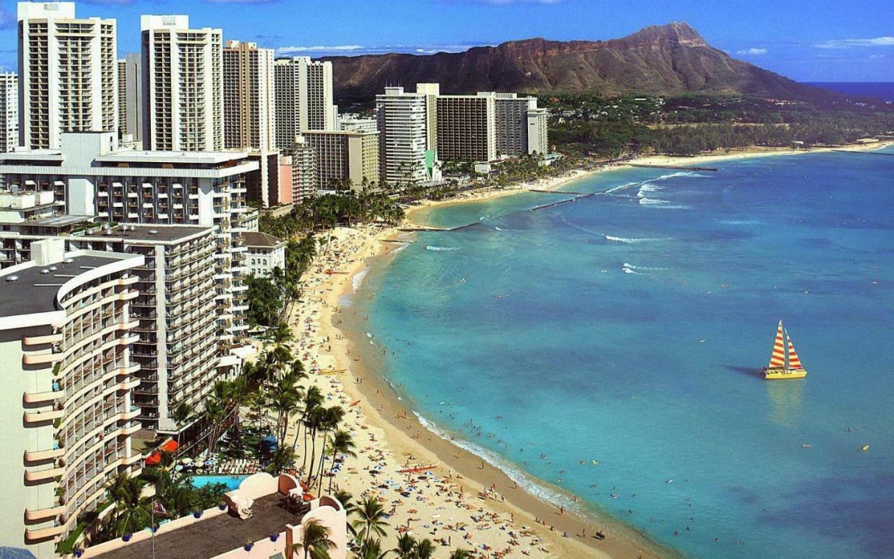 Studio At Ala Moana With Ocean Views Apartment โฮโนลูลู ภายนอก รูปภาพ