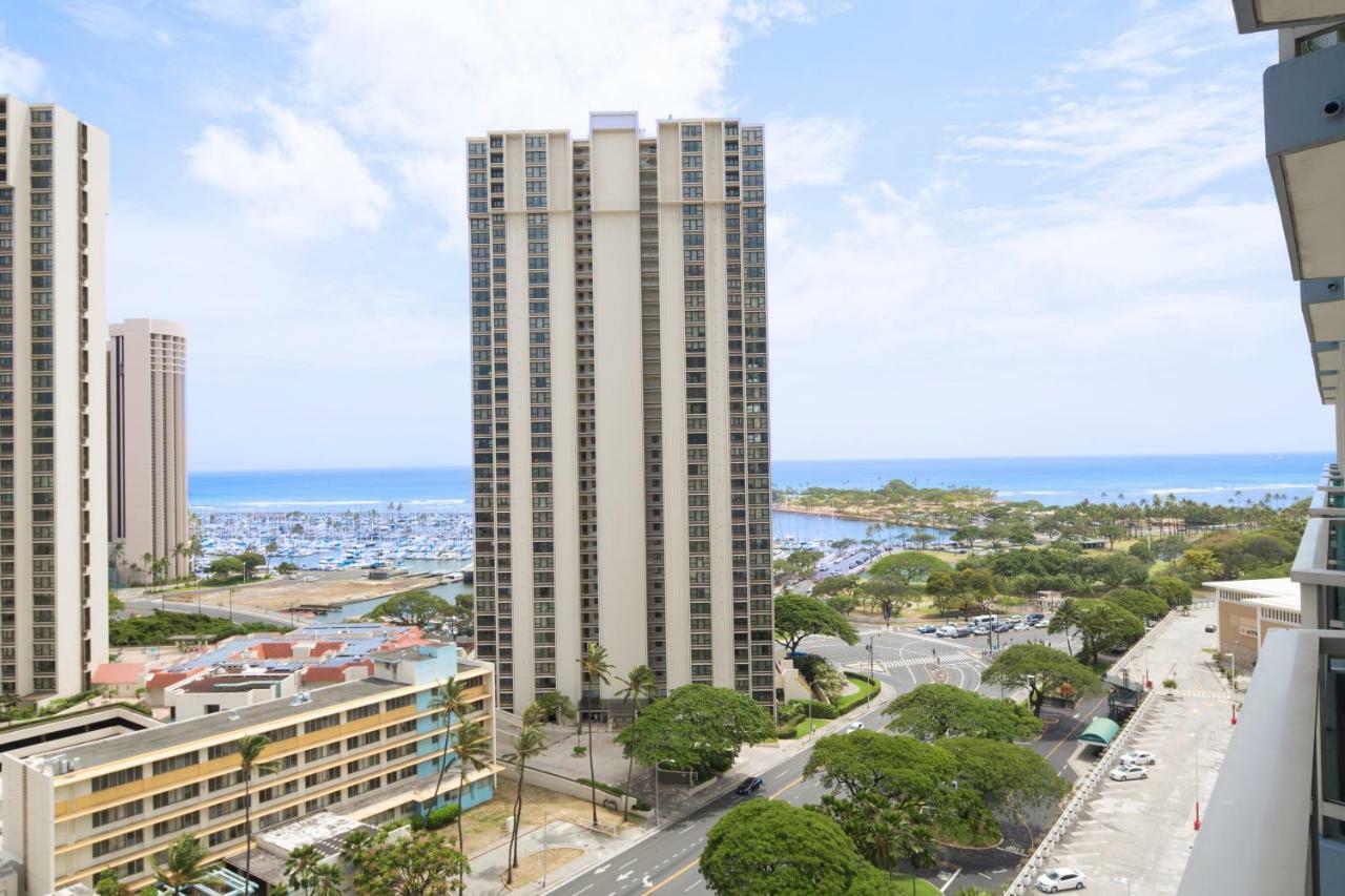 Studio At Ala Moana With Ocean Views Apartment โฮโนลูลู ภายนอก รูปภาพ